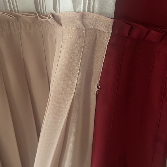 $468 BCBG RUNWAY S DRESS GOLD MAROON GWENNA IOWA STATE THANKSGIVING COLORS - Picture 6 of 7